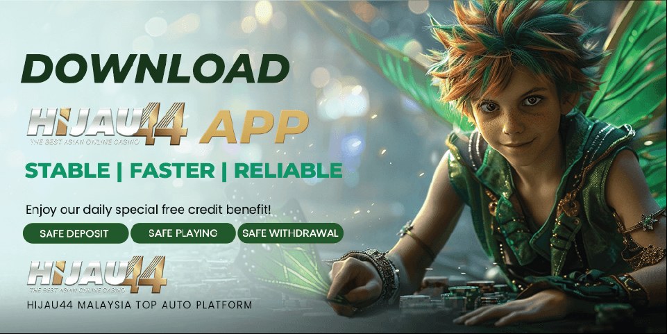 Hijau44 online casino promotion banner 1