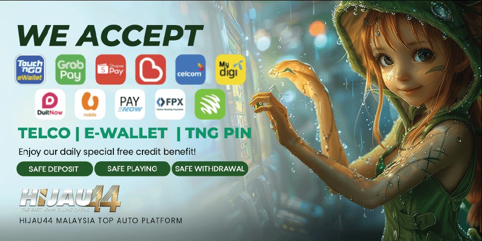 Hijau44 online casino promotion banner 12