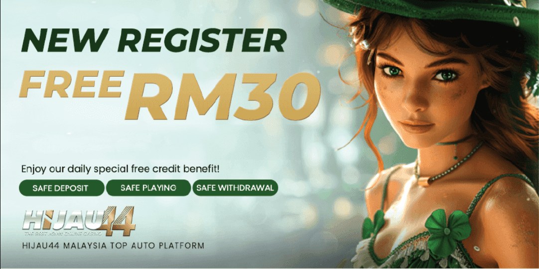 Hijau44 online casino promotion banner 9