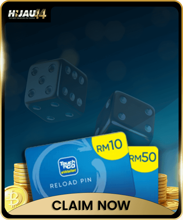 Hijau44 Touch 'n Go reload PIN bonus — RM10 and RM50 reload pins